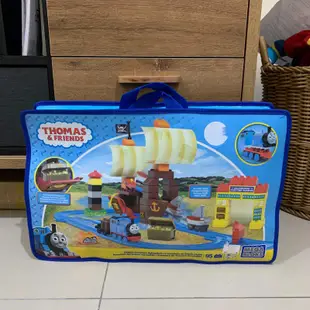 Mega Bloks 湯瑪士小火車海盜船軌道組