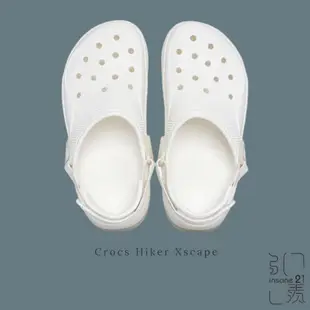 CROCS HIKER XSCAPE 獵戶 洞洞鞋 卡駱馳 厚底 增高 防水 涼鞋【Insane-21】