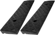 2pcs Car Threshold Ramps Driveway Hose Protector Scooter Ramps Wheelchair Accessible