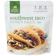 Simply Organic Southwest Taco Simmer Sauce, 8 oz