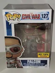 Funko Pop! Marvel Civil War Captain America Falcon Hot Topic Exclusive #127