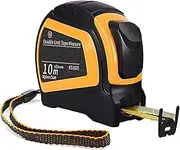 YUENTOEN Auto Lock Tape Measure,10m/33ft Retractable Self Lock Measuring Tape, Metric and Inch Scale Dual Side Tape Measure for Contractor Architect Carpenter