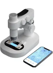 BEAVERLAB M1 Wireless WiFi Digital Lab Microscopes 8-Color Backlight 400 Magnify