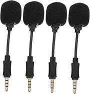BIUDECO Mini Noise Canceling Microphone Singing Supplies Mic for Living Singing Portable
