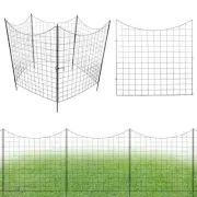 39" Garden Fence Dog Fence or Animal Barrier Border Yard Decor 4 Panel 1 Gate