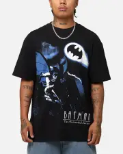 [AMERICAN THRIFT] American Thrift X Dc Batman The Animated Series Heavy T-shirt Black - Size XS XS Black