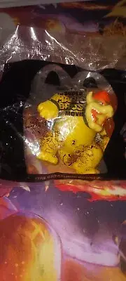 Mcdonalds '22 The Super Mario Bros Movie Fire Breathing Bowser #7 Toy New