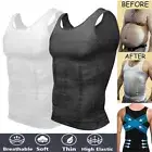Men Body Shaper Slimming Underwear Belly Compression Vest Singlet Dad Bod Tops