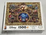 Ceaco Disney Thomas Kinkade 1500 Pc Puzzle Mickey Mouse Steamboat Willie NEW