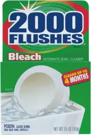 Toilet Bleach Tablet, 1.75 oz, Very Slight Pungent, Off-White