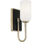 Kichler Lighting 55161CPZ Solia Wall Sconce Champagne Bronze with Black