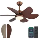 Ceiling Fans with Lights and Remote,36"" Bronzed Outdoor Ceiling Fans with 6 ...