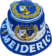 Duisburg Sun Hat, Fishing Hat, Bucket Hat, Meiderich Sun Hat, Blue, White, Yellow, Red, 59