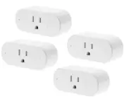 2Pack Mini Smart WiFi Plugs 15A 1800W Outlets IFTTT Alexa Google SmartThings