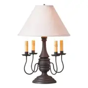 Jamestown Lamp in Hartford Black with Shade