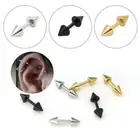 Ear Cartilage Stud Rivet Spike Cone Tip Barbell Earring Tragus Helix Stud
