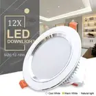 12X LED Downlight Dimmable Tri-Colour 12W-18W 70mm/90mm/120mm Bathroom Ceiling
