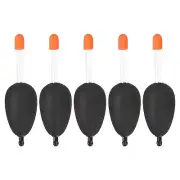 0.4oz Fishing Bobbers, 5 Pack EVA Fishing Float, Black