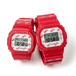 【CASIO 卡西歐】G-SHOCK & BABY-G 天使與惡魔 情人限定款 對錶 紅 LOV-20B-4DR