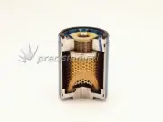 CANTON 25-905 CM45 6¨ INLINE FUEL FILTER 8 MICRON 1/2¨ PORTS