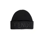 [FENDI] FENDI MAN BLACK HATS Black