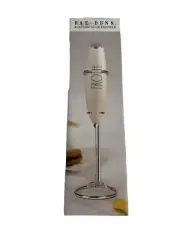 Rae Dunn Milk Frother~Handheld Electric Drink Mixer~ White