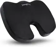 Snugpad -Upgraded Memory Foam Seat Cushion, for Sciatica, Back, Hip, and Tailbon