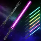 2x Light Up Saber w/ Sound 13 Colors Light Sword Kids Retractable LED Lightsaber