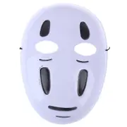 Shanghai Yiting Trading Co Ltd Spirited Away No-Face Mask Faceless Cosplay helmet fancy Anime Halloween party_x000D_ Black