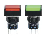 [Radio Parts] IP65 DPDT Illuminated Momentary Pushbutton - Red