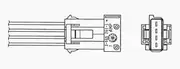 NTK OZA628-U1 Rear Zirconia 18 mm Thread Oxygen Sensor for MINI Cooper 1.6 (R56) 2006-2012