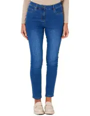 [Fella Hamilton] Code Zip Front Narrow Leg Jeans in Indigo