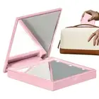 Light up Travel Mirrors 3-Inch Vanity Lamp with 6 LEDs Compact Mirrors polite