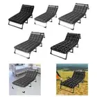 Folding Bed with Mattress Foldable Bed Camping Cot Backrest Bed with Detachable