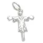 Scarecrow sterling silver charm .925 x 1 Scarecrows Scare Crow charms-