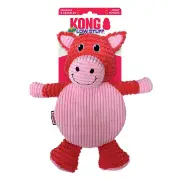 Kong Low Stuff Crackle Tummiez Plush Squeaker Toy For Dogs - Pig 1 X Large