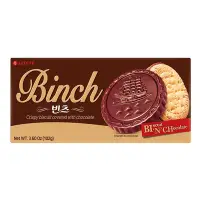 在飛比找Yahoo奇摩購物中心優惠-Lotte樂天 BINCH巧克力餅乾(102g)