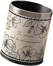 Pitycbo Stylish Wastebasket for Indoor Use in Bedroom, Toilet, Office, and Laundry Area, Style F, as described