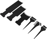 BELLIFFY 6pc Hair Dye Brush Set Styling Tools for Hair Coloring Tinting Tool Highlights Plate