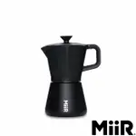 【MIIR】NEW STANDARD MOKA POT 經典摩卡壺 10OZ/300ML(經典黑)