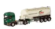 WSI for SCANIA STREAMLINE HIGHLINE 4x2 BULK TRAILER POWDER CEMENT 1/50 MODEL