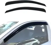 AUSGO Weathershields Compatible with Toyota Hilux Extra Cab 2005-2015, Luxury Weather Shields Window Visors Wind Deflectors Sun Rain Guard 2PCS Set