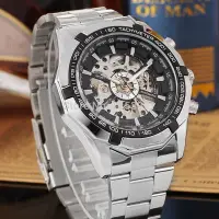 在飛比找Yahoo!奇摩拍賣優惠-男士手錶 一件代發 t Winner手錶全鏤空男士全自動機械