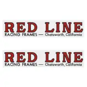 Redline - Early Fork RED Chatsworth - decals - Old school bmx