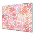 Glass Meat Board Induction Ceramic Hob Cover Abstract Watercolour just ! 2x30x52