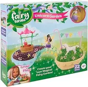 [My Fairy Garden] Unicorn Garden, Grow and Create A Mini Garden for Magical Fairy Kai and Her Unicorn Friend, Includes 2 Planters and 2 Packs of Fast-Growing Seeds, Decorate with The Accessories