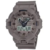 在飛比找momo購物網優惠-【CASIO 卡西歐】G-SHOCK 自然大地色 雙顯手錶 