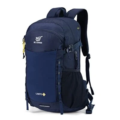 Hiking Daypack 30L Camping Backpack, Day Packs for Men Women Travel Navyblue