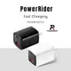 PowerRider 33W 數位顯示充電插頭 PD+QC3.0 電源供應器 手機平板 充電器 黑色/白色