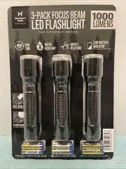 Member's Mark 5 Power Settings 1000 Lumen LED Flashlight, 3pk